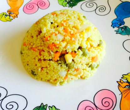 cous cous o tabule vegetariano
